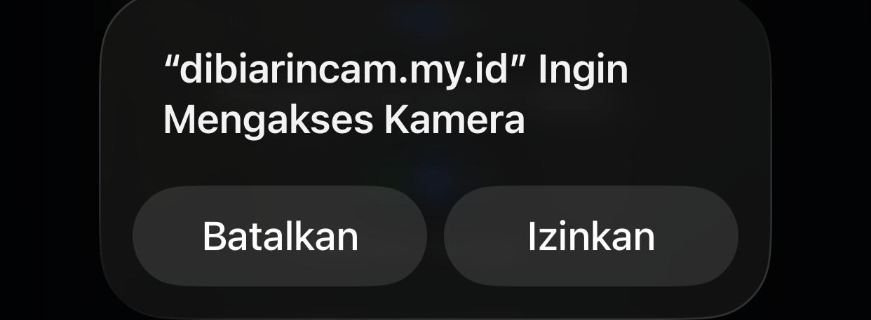 Izin Kamera